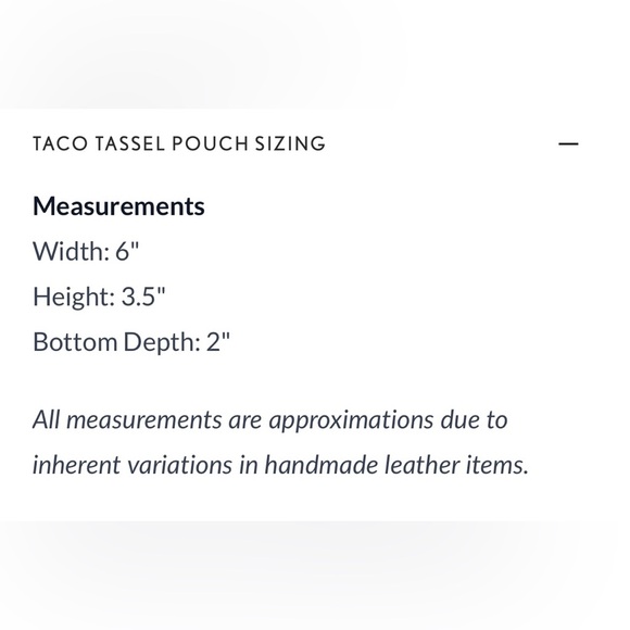 Portland Leather Goods Taco Tassel Pouch black - Picture 7 of 8